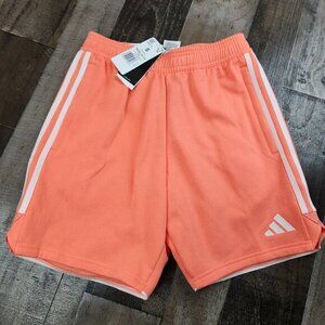 Adidas Tiro 23 Shorts size S Small Coral Soccer Futbol Goalkeeper Shorts